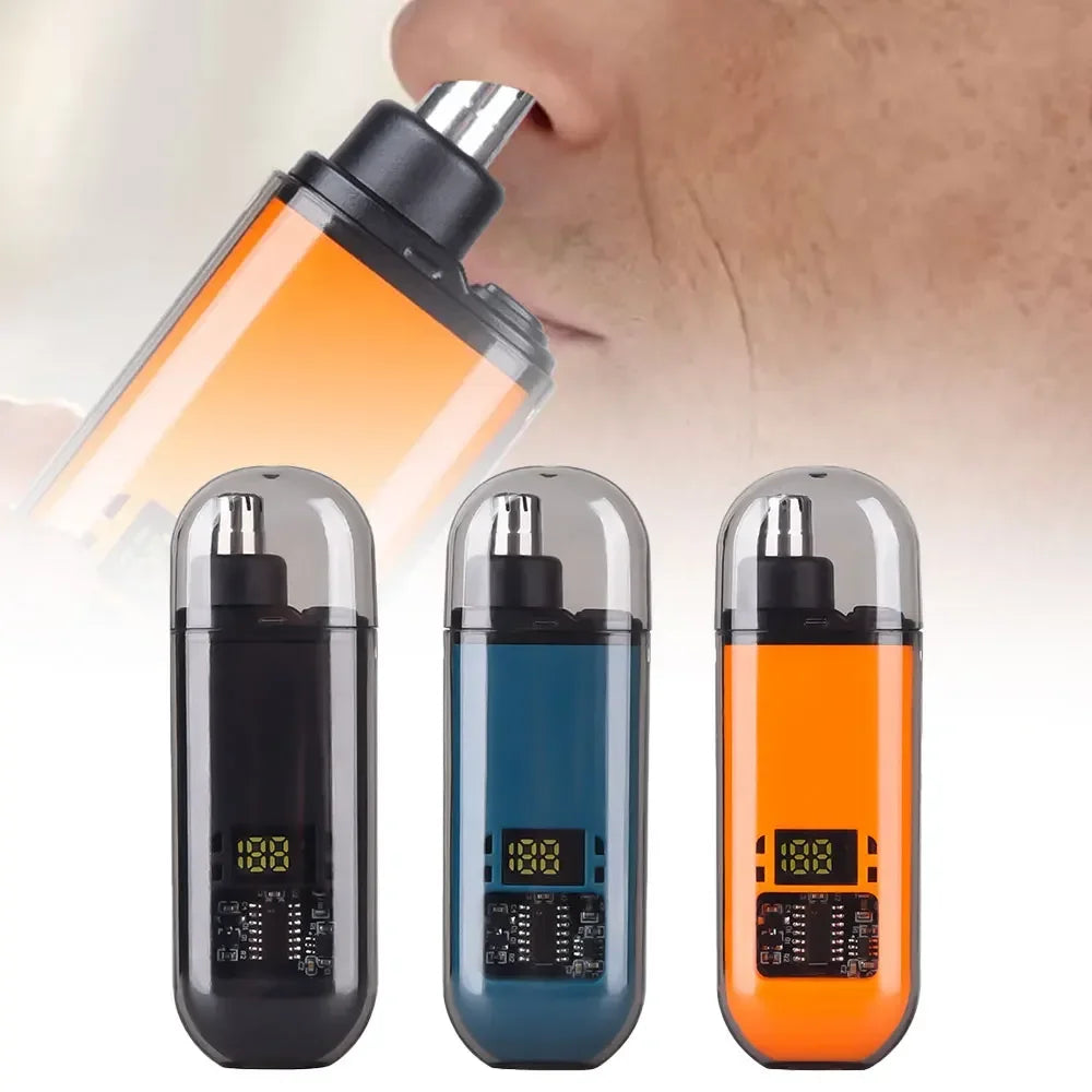 2 In 1 Electric Portable Ear And Nose Hair Trimmer Clipper 2024 Professional Painless Portable Eyebrow For Men - The Comfort Corner