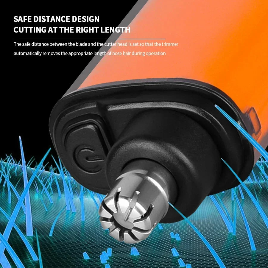 2 In 1 Electric Portable Ear And Nose Hair Trimmer Clipper 2024 Professional Painless Portable Eyebrow For Men - The Comfort Corner