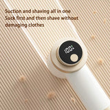 Electric Lint Shaver Digital Display Wireless Fabric Pill Remover 3 Speeds Rechargeable for Sweaters Clothes Hairball Trimmer