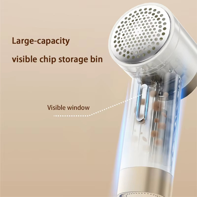 Electric Lint Shaver Digital Display Wireless Fabric Pill Remover 3 Speeds Rechargeable for Sweaters Clothes Hairball Trimmer