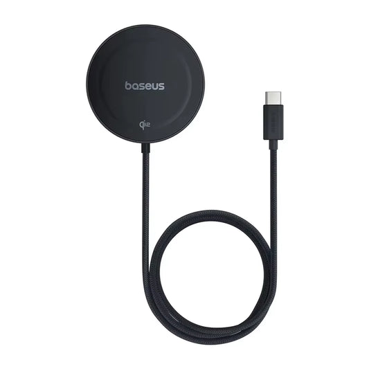 15W Magnetic Wireless Charger Qi2 Certified Fast Charging Built-In Stand Phone Charger for Iphone 16 15 14 13 Pro Max