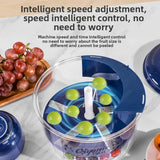 Automatic Fruit Peeler Machine Wireless Portable Grape/Apple/ Garlic/Plum/Peach Peeler for Home, Fast & Easy Kitchen Gadget