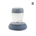 Kitchen Soap Dispensing Dishwashing Tool Brush Easy Use Scrubber Wash Clean Tool Soap Dispenser Brush Kitchen Cleaning Tool