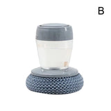 Kitchen Soap Dispensing Dishwashing Tool Brush Easy Use Scrubber Wash Clean Tool Soap Dispenser Brush Kitchen Cleaning Tool