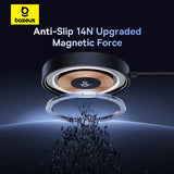 15W Magnetic Wireless Charger Qi2 Certified Fast Charging Built-In Stand Phone Charger for Iphone 16 15 14 13 Pro Max