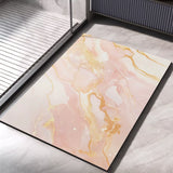 Luxury Bath Mat Bathroom Rug Super Absorbent Foot Floor Mats Quick Dry Non-Slip Shower Pad Toilet Carpet Entrance Doormat