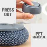 Kitchen Soap Dispensing Dishwashing Tool Brush Easy Use Scrubber Wash Clean Tool Soap Dispenser Brush Kitchen Cleaning Tool