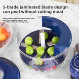 Automatic Fruit Peeler Machine Wireless Portable Grape/Apple/ Garlic/Plum/Peach Peeler for Home, Fast & Easy Kitchen Gadget