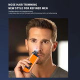 2 In 1 Electric Portable Ear And Nose Hair Trimmer Clipper 2024 Professional Painless Portable Eyebrow For Men - The Comfort Corner