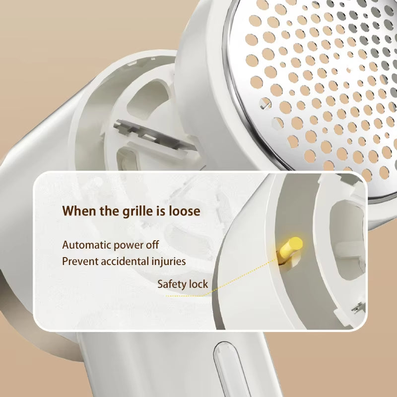 Electric Lint Shaver Digital Display Wireless Fabric Pill Remover 3 Speeds Rechargeable for Sweaters Clothes Hairball Trimmer