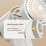 Electric Lint Shaver Digital Display Wireless Fabric Pill Remover 3 Speeds Rechargeable for Sweaters Clothes Hairball Trimmer